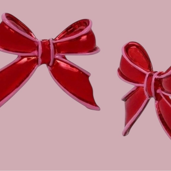 Betsey Johnson Red and Green  Holiday Earrings - Picture 4 of 16